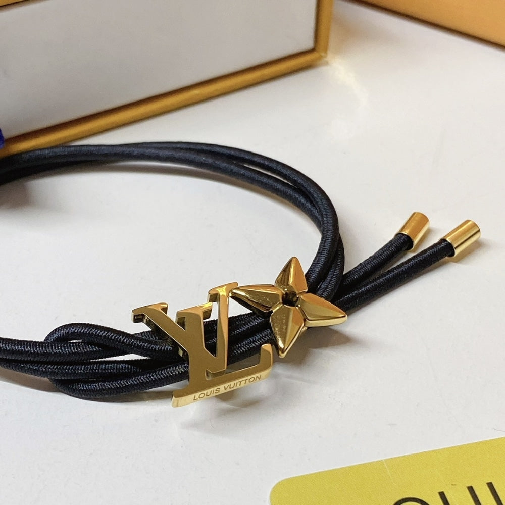 LOUIS VUITTON LV BLOOM BRACELET BLACK M8142Z
