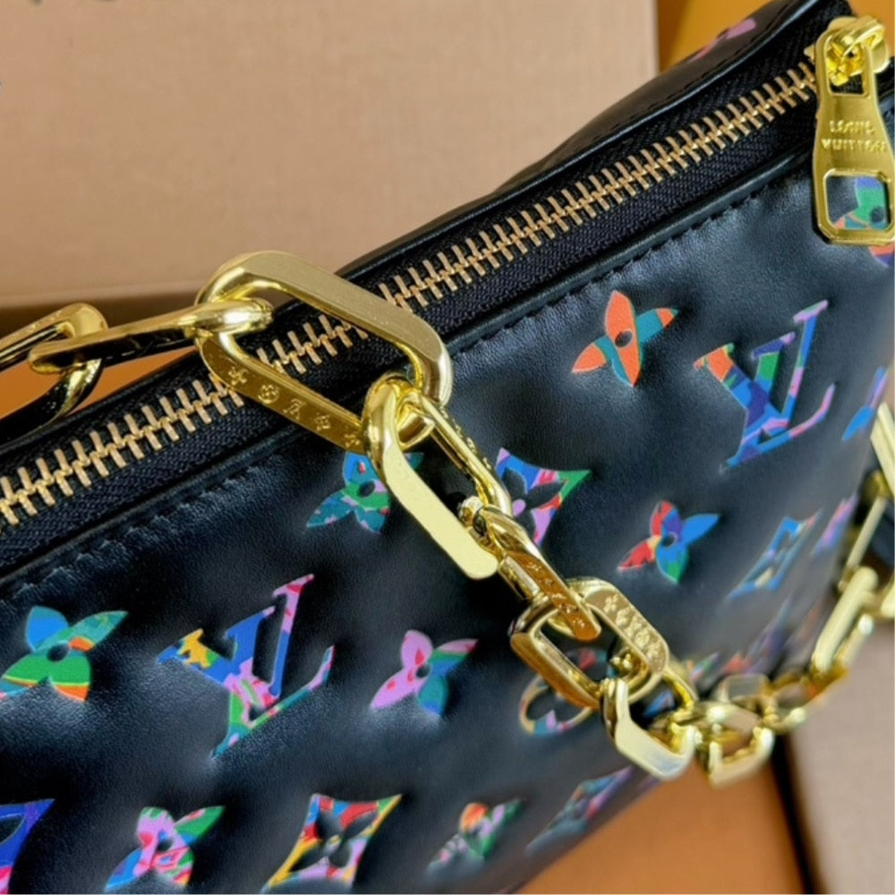 Louis Vuitton Coussin PM Bag Navy Blue 27Cm M21353