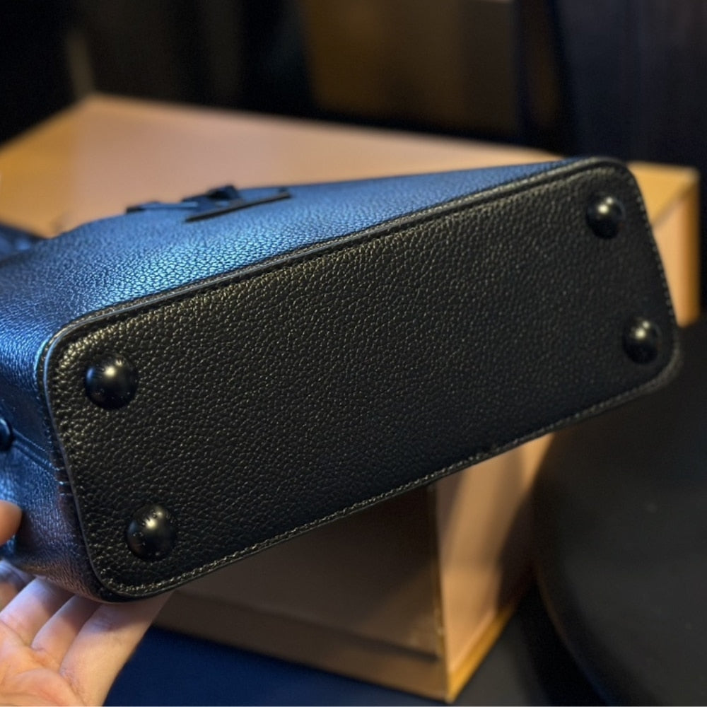 Louis Vuitton Capucines East West Mini Bag Black 22Cm M23955