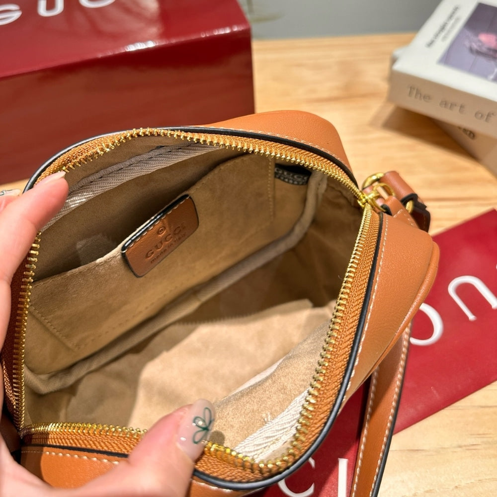 Gucci Blondie Mini Shoulder Bag Brown 20Cm 820429 AAEDB 2718