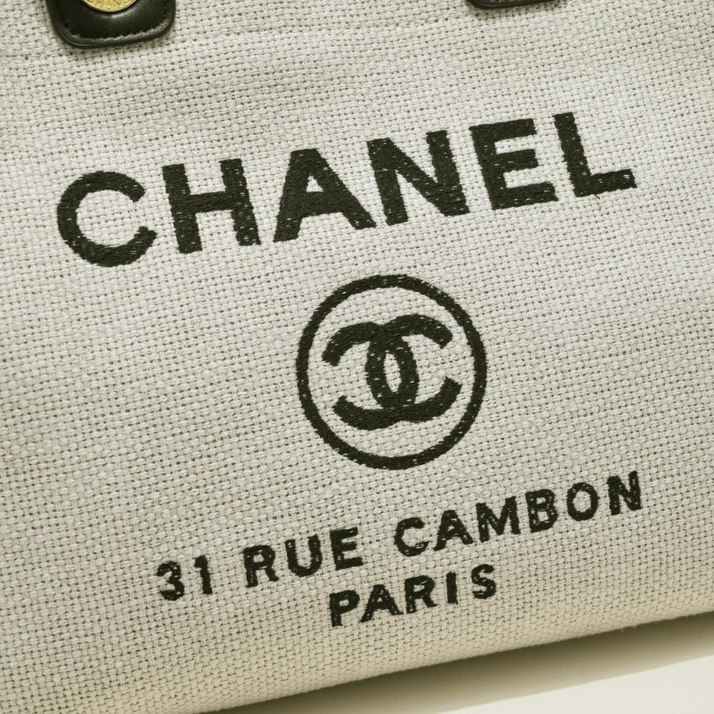 Chanel Deauville Large Tote Shopping Bag 37Cm