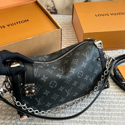 Louis Vuitton Side Trunk MM East West Monogram Eclipse 28Cm M26226