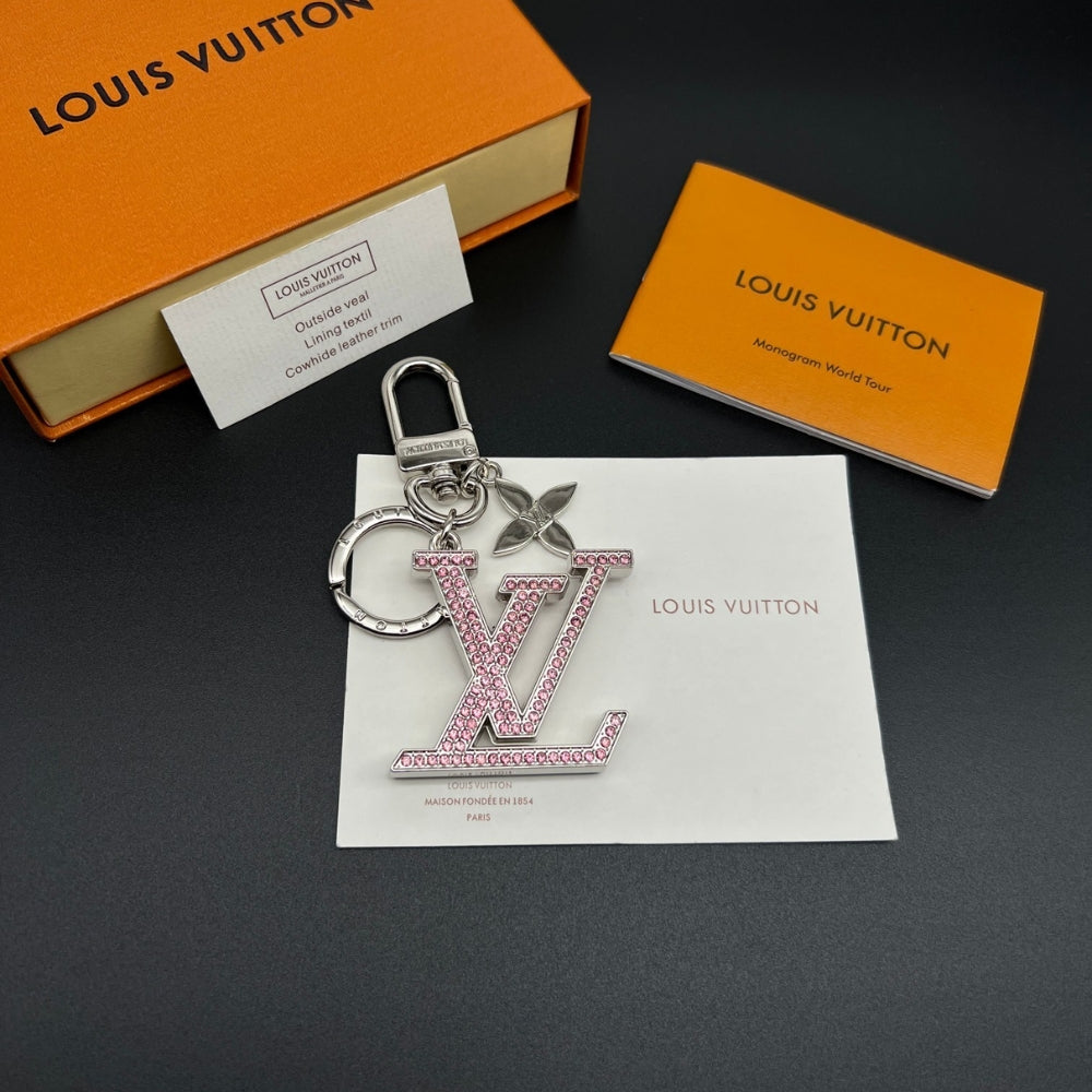 Louis Vuitton Lv Logo Bag Charms Key Holder