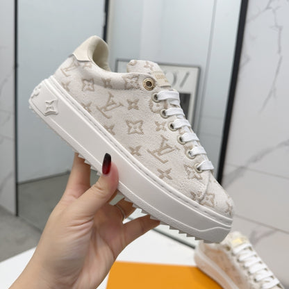 Louis Vuitton Time Out Sneaker Beige 1Aivb5