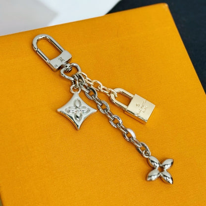Louis Vuitton Lv Logo Bag Charms Key Holder