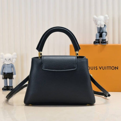 Louis Vuitton Capucines BB Bag With Charm Black 27Cm