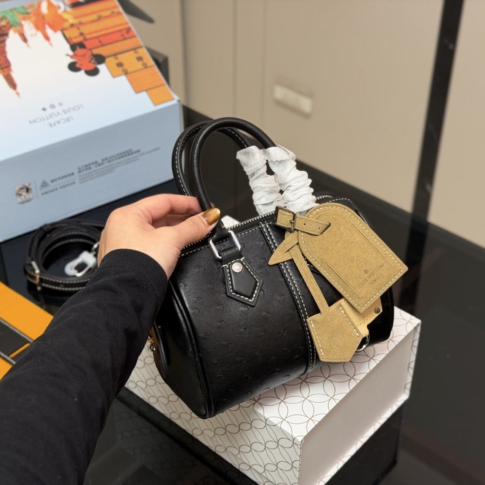 Louis Vuitton Speedy 18 Bandoulière Black 18Cm