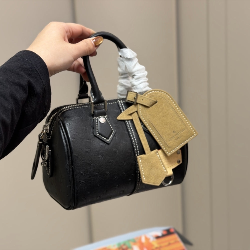 Louis Vuitton Speedy 18 Bandoulière Black 18Cm