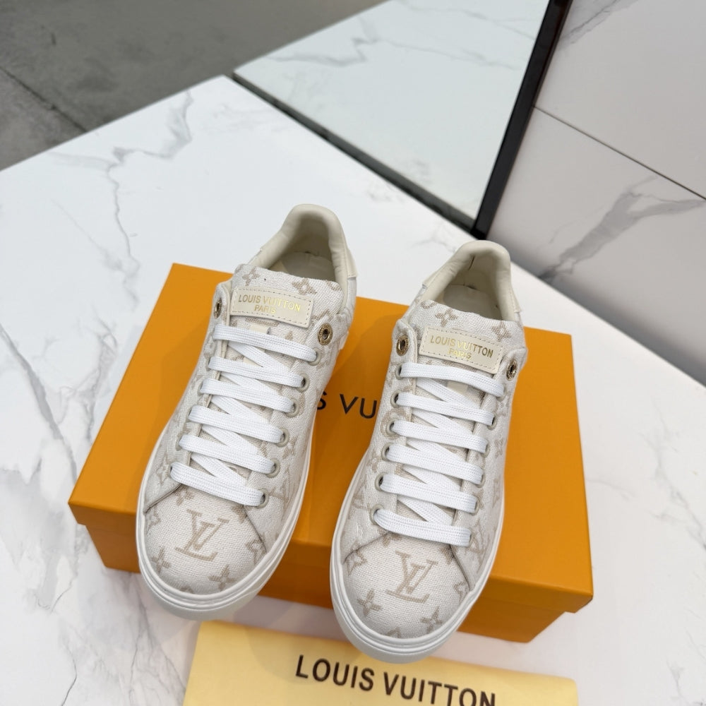Louis Vuitton Time Out Sneaker Beige 1Aivb5
