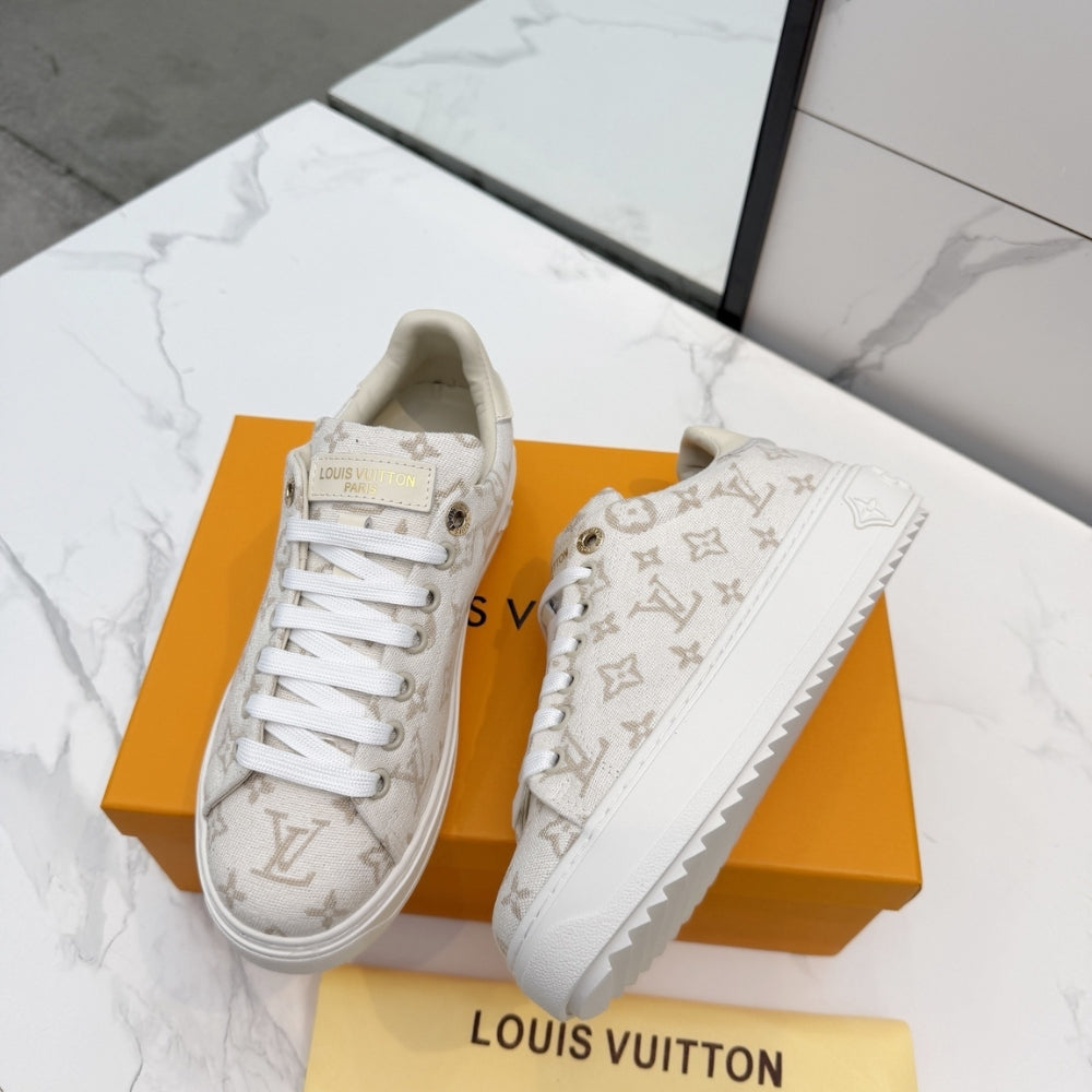 Louis Vuitton Time Out Sneaker Beige 1Aivb5