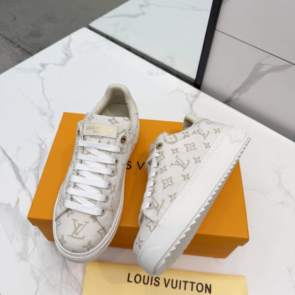 Louis Vuitton Time Out Sneaker Beige 1Aivb5