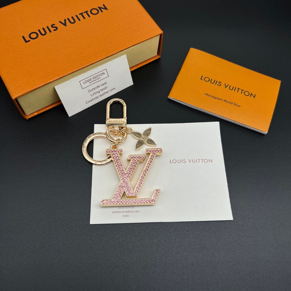 Louis Vuitton Lv Logo Bag Charms Key Holder