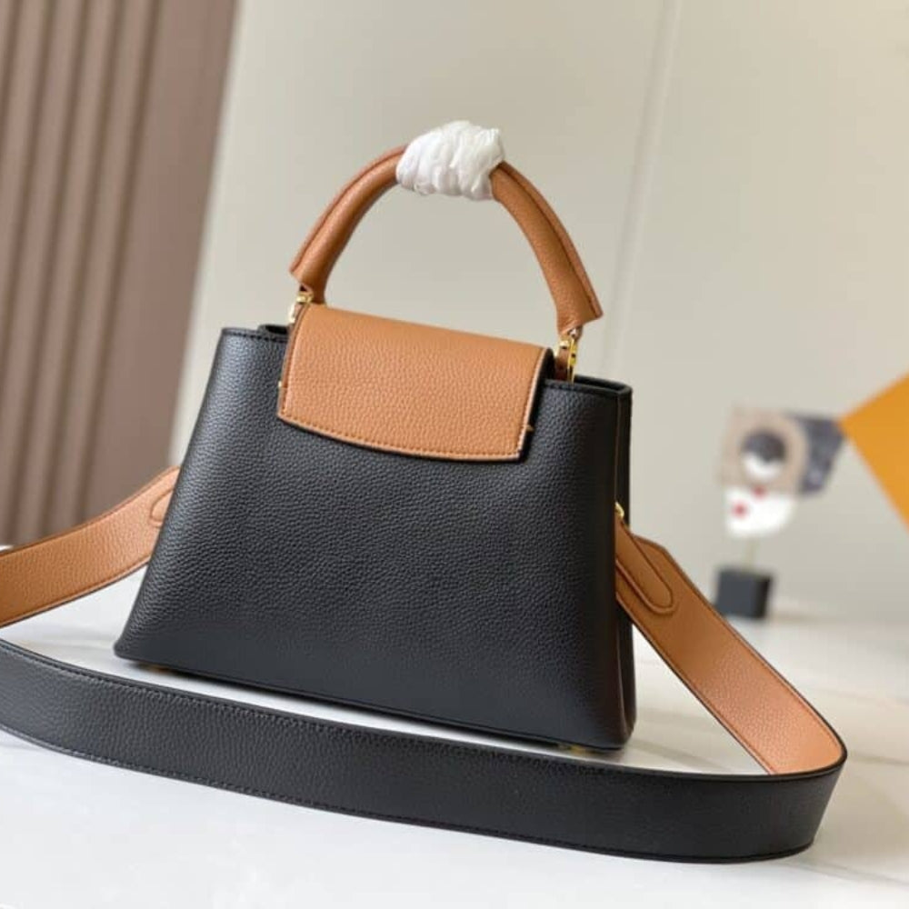 Louis Vuitton Capucines BB Black Arizona 27Cm M59466