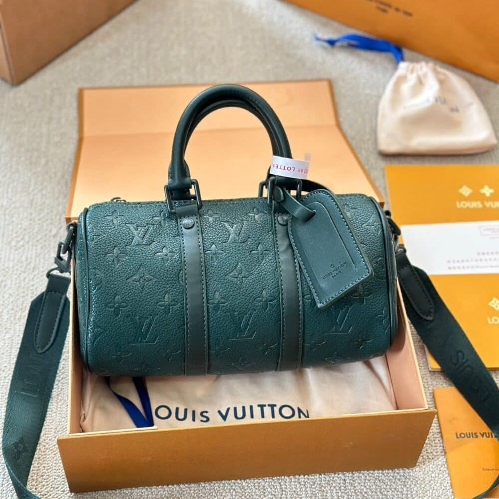 Louis Vuitton Keepall Bandoulière Dark Green 25Cm M24432