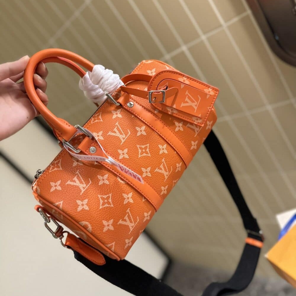 Louis Vuitton Keepall Bandoulière 25 Tangerine 25Cm M31044