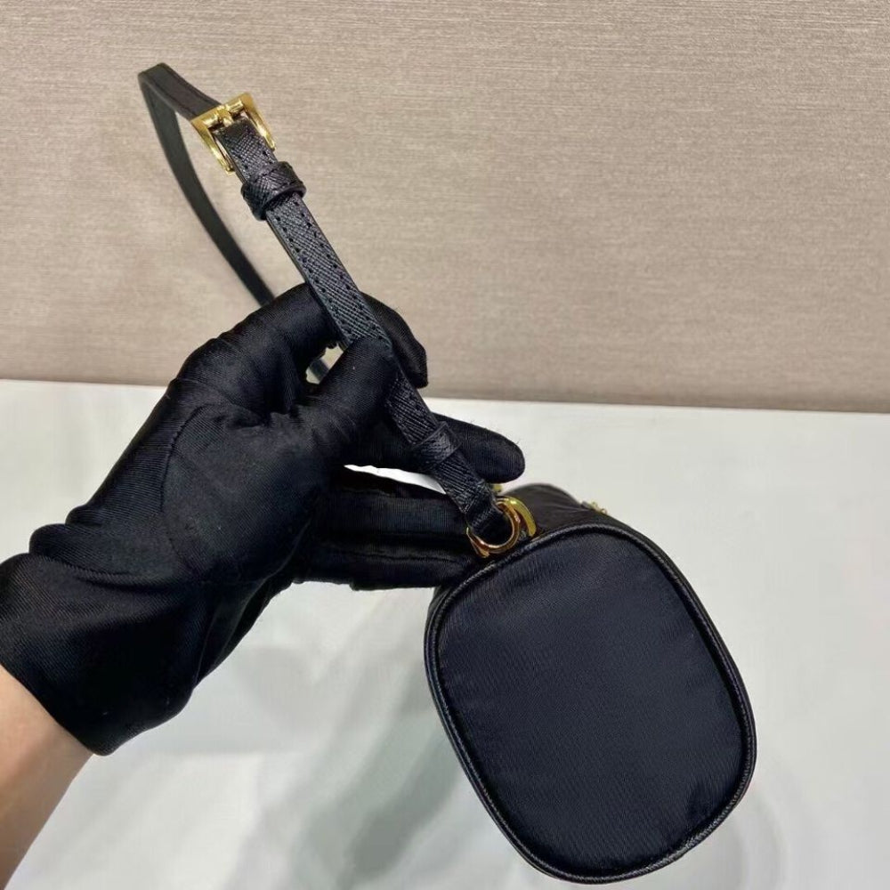Prada Re Nylon Pouch Black 22Cm 1NE058 2C05 F0002