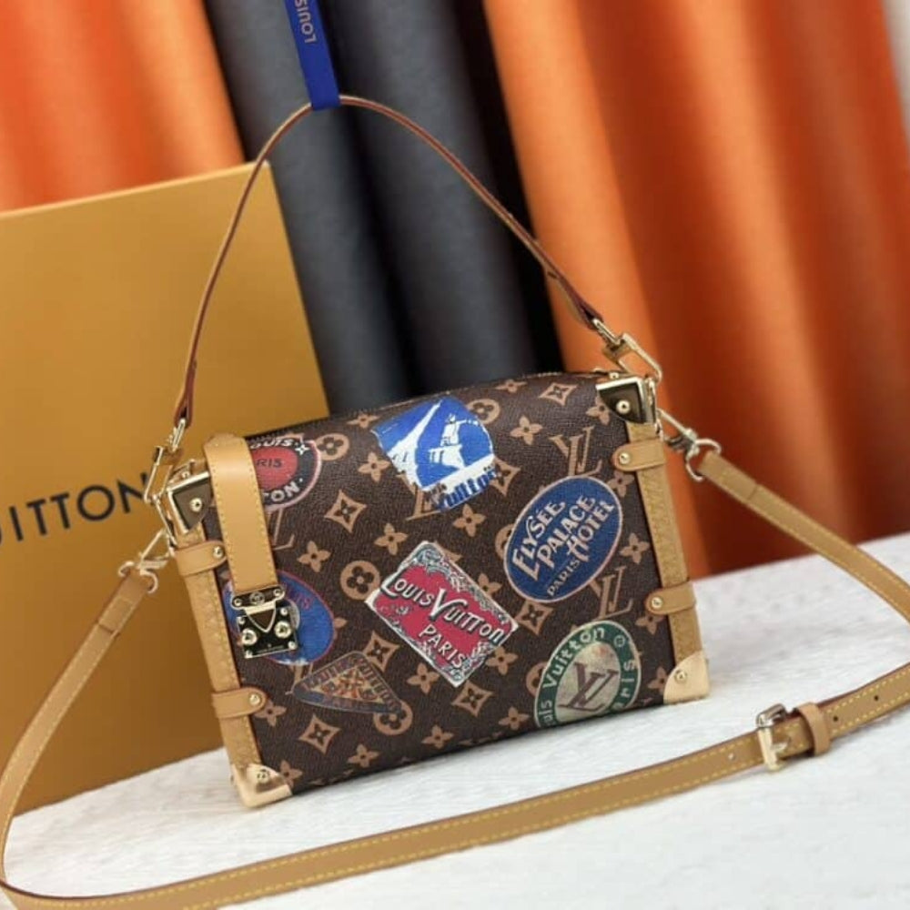 Louis Vuitton Side Trunk MM Flight Mode Gaston Monogram 21Cm M47085