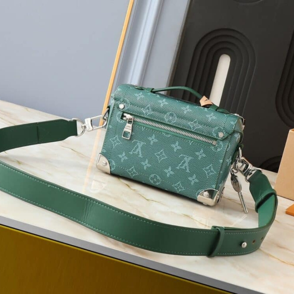 Louis Vuitton Soul Trunk Bag Green 19Cm M12686