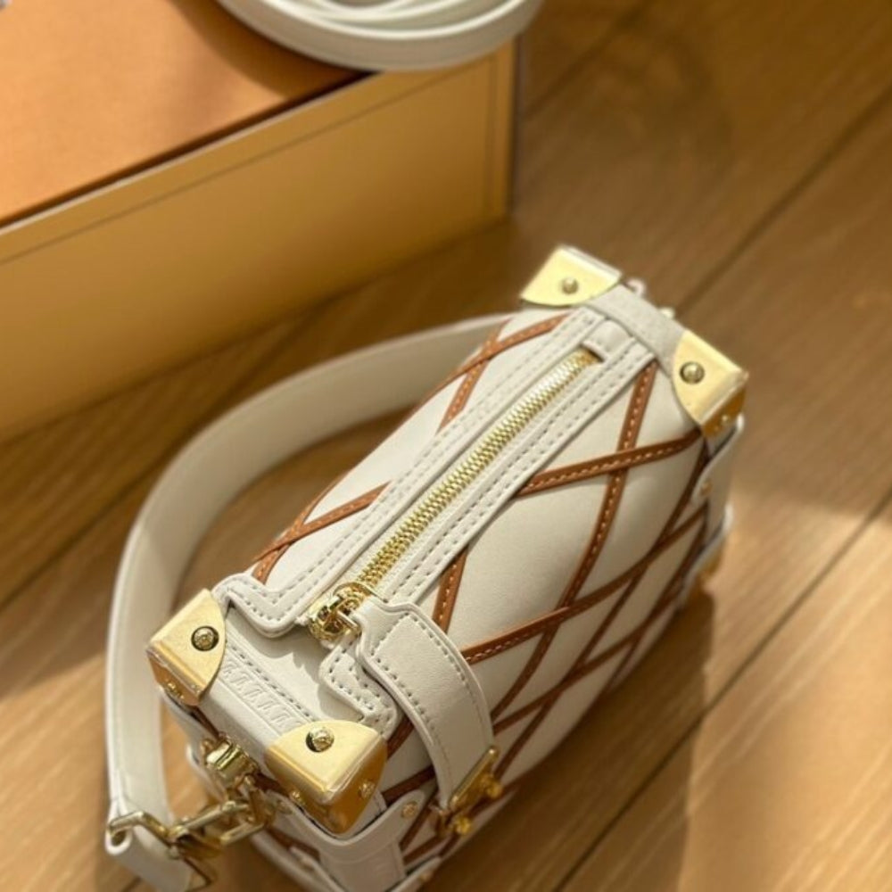 Louis Vuitton Side Trunk PM Creme Noisette 18Cm M25216