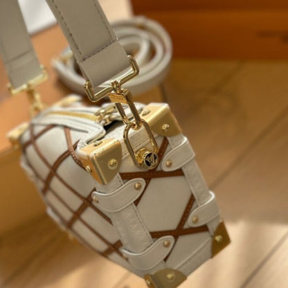 Louis Vuitton Side Trunk PM Creme Noisette 18Cm M25216