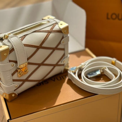 Louis Vuitton Side Trunk PM Creme Noisette 18Cm M25216