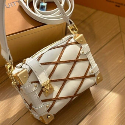 Louis Vuitton Side Trunk PM Creme Noisette 18Cm M25216