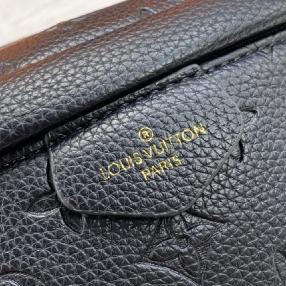 Louis Vuitton Monogram Bumbag Empreinte Black 37Cm M44812