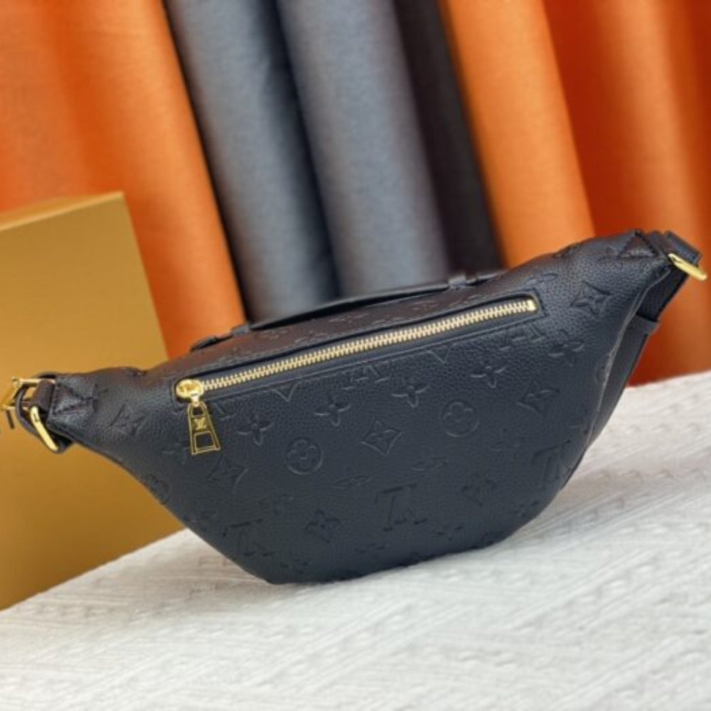 Louis Vuitton Monogram Bumbag Empreinte Black 37Cm M44812