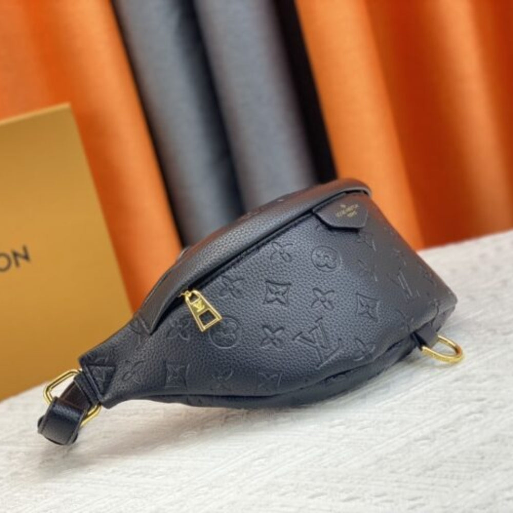 Louis Vuitton Monogram Bumbag Empreinte Black 37Cm M44812