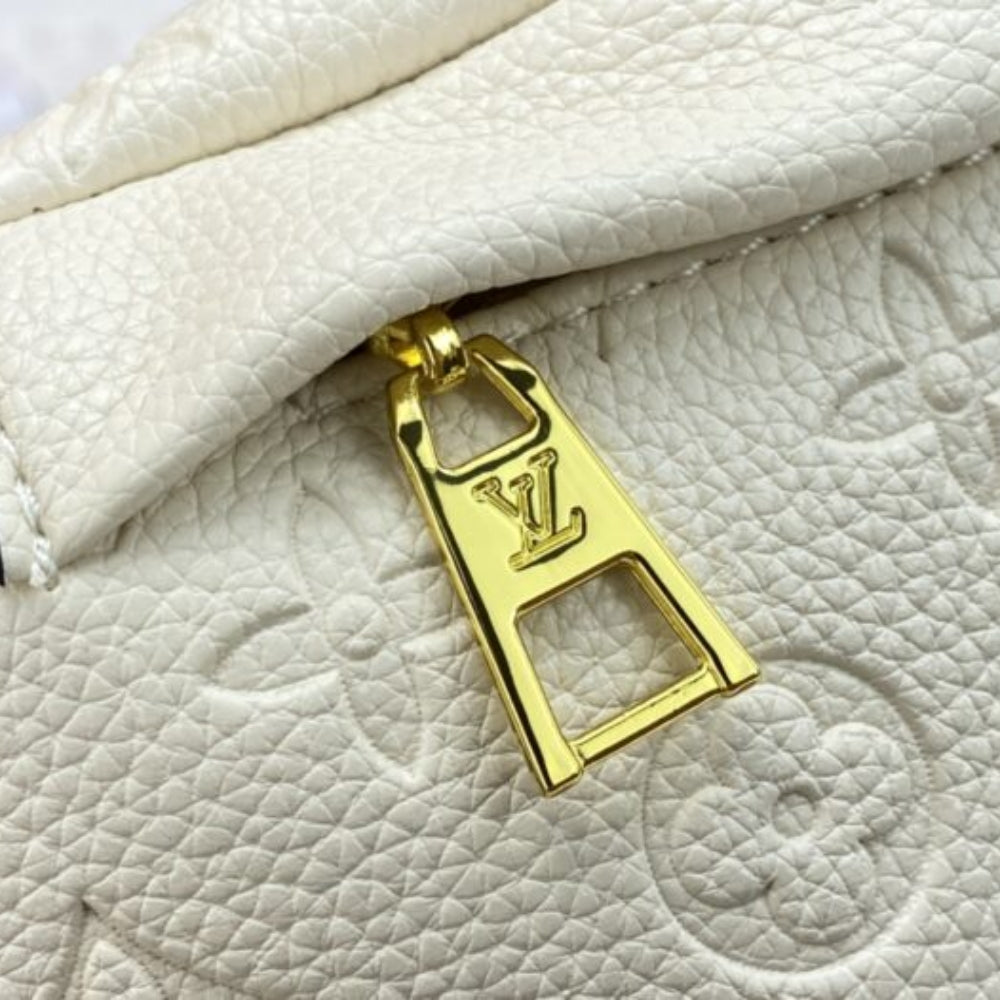 Louis Vuitton Monogram Empreinte Bumbag Creme 37Cm M44836