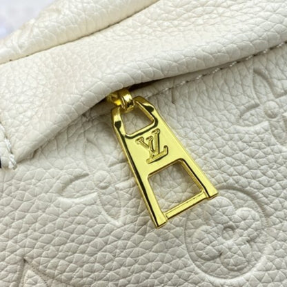 Louis Vuitton Monogram Empreinte Bumbag Creme 37Cm M44836