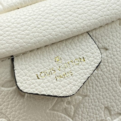 Louis Vuitton Monogram Empreinte Bumbag Creme 37Cm M44836