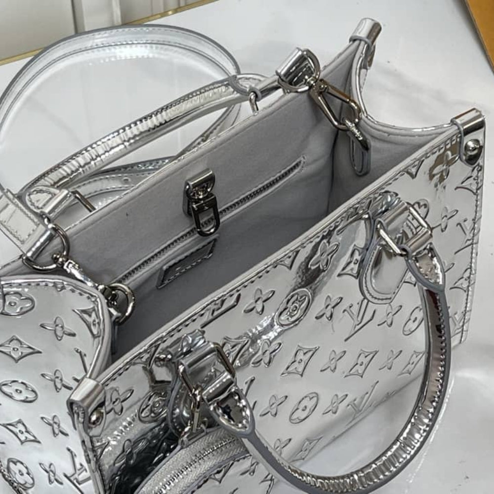 Louis Vuitton Onthego PM Silver 25Cm M26373