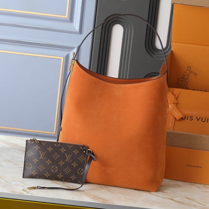 Louis Vuitton Hobo MM Tan 35Cm M25516