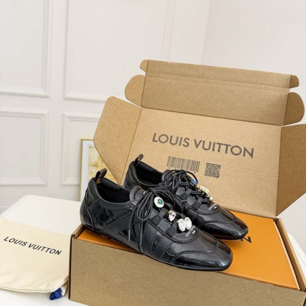 Louis Vuitton Lv Sneakerina Black 1Aiver