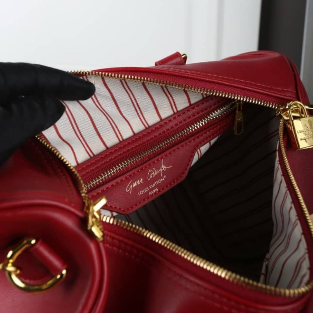 Louis Vuitton Speedy Soft 30 Plum 30Cm M25766