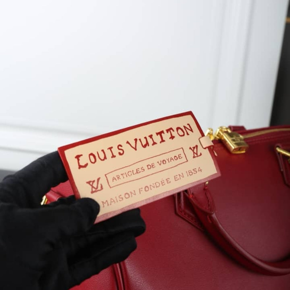 Louis Vuitton Speedy Soft 30 Plum 30Cm M25766