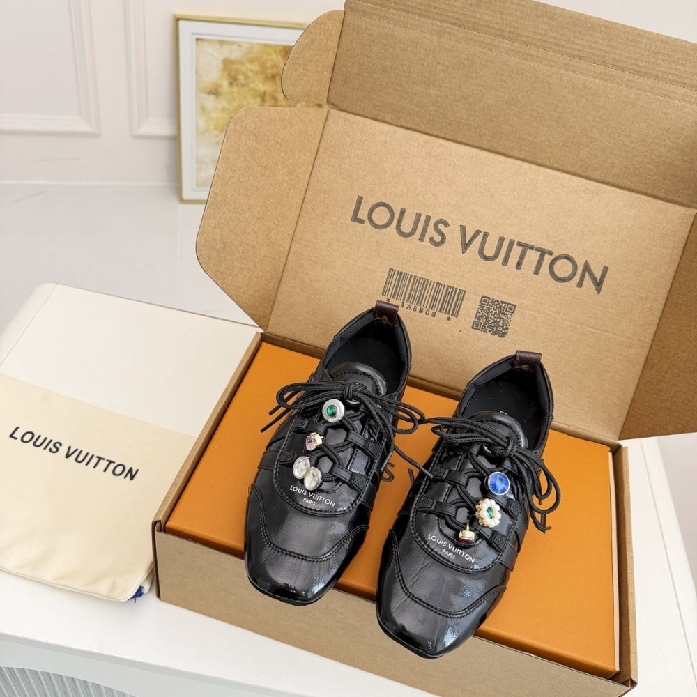 Louis Vuitton Lv Sneakerina Black 1Aiver