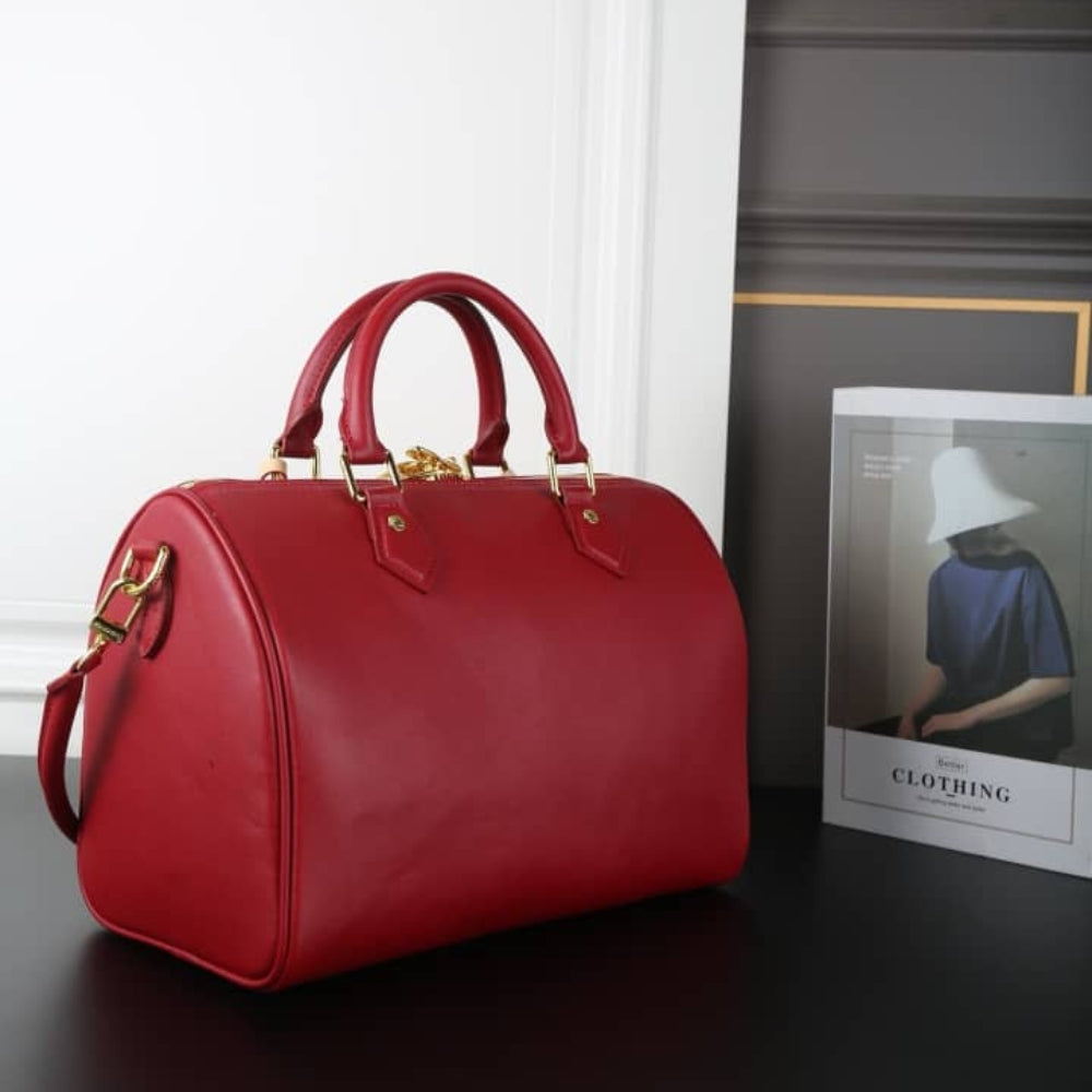 Louis Vuitton Speedy Soft 30 Plum 30Cm M25766