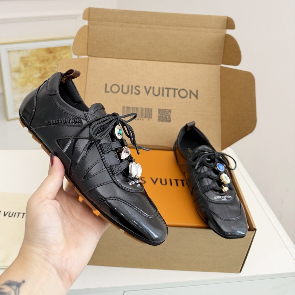 Louis Vuitton Lv Sneakerina Black 1Aiver
