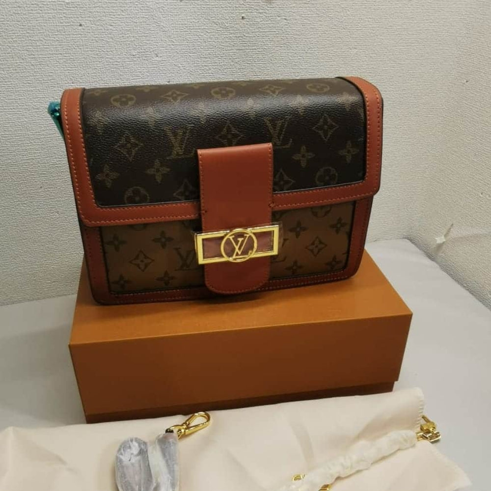 Louis Vuitton Dauphine MM Monogram Brown 25Cm M45958