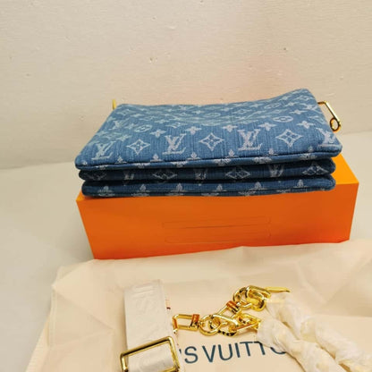Louis Vuitton Coussin PM Bag Denim Blue 26Cm M24564