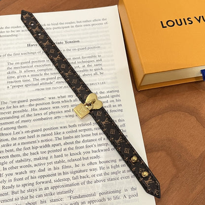 Louis Vuitton Lock Me In Love Bracelet Monogram Brown M4264Z