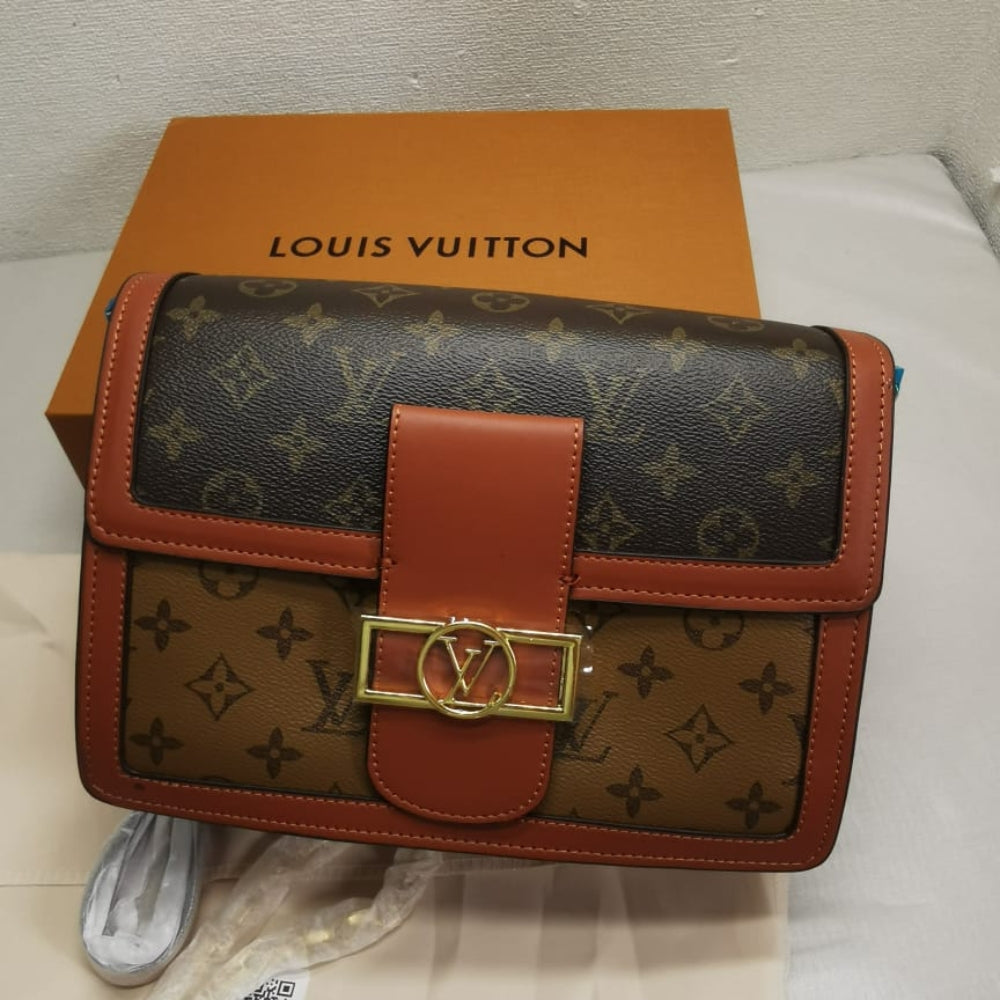 Louis Vuitton Dauphine MM Monogram Brown 25Cm M45958