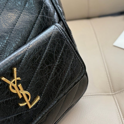 Saint Laurent Niki Small Shopping In Vintage Black 30Cm