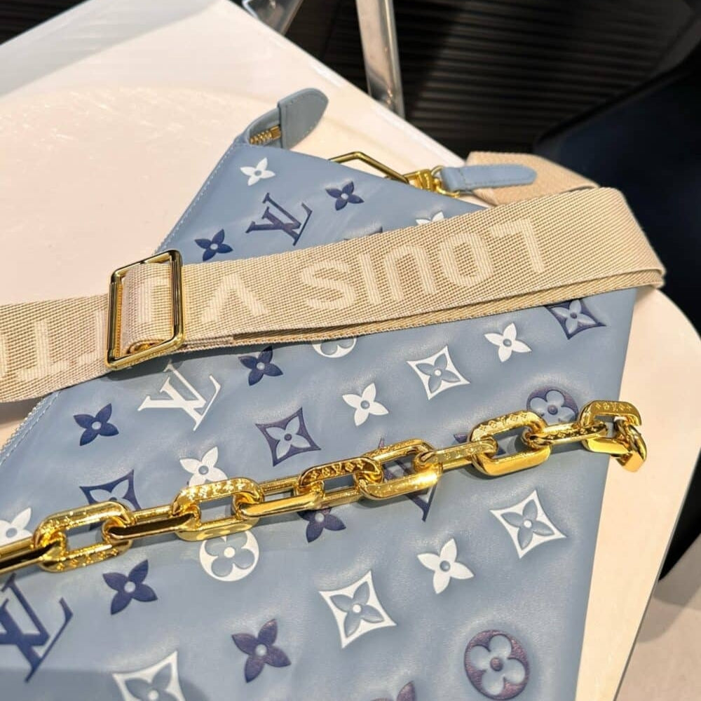 Louis Vuitton Coussin PM Coussin Bag Blue 36Cm M22953