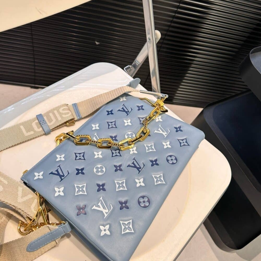 Louis Vuitton Coussin PM Coussin Bag Blue 36Cm M22953