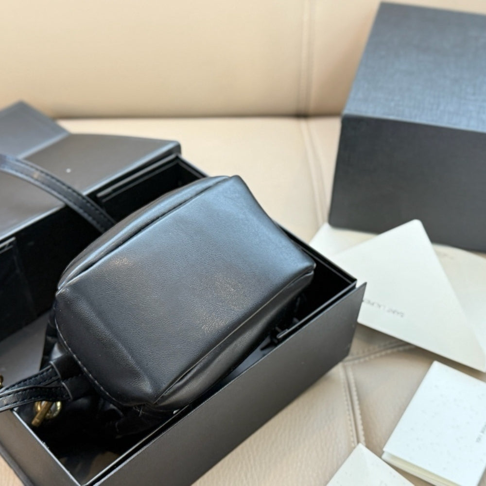 Saint Laurent Jamie Mini Shoulder Pouch Black 14Cm