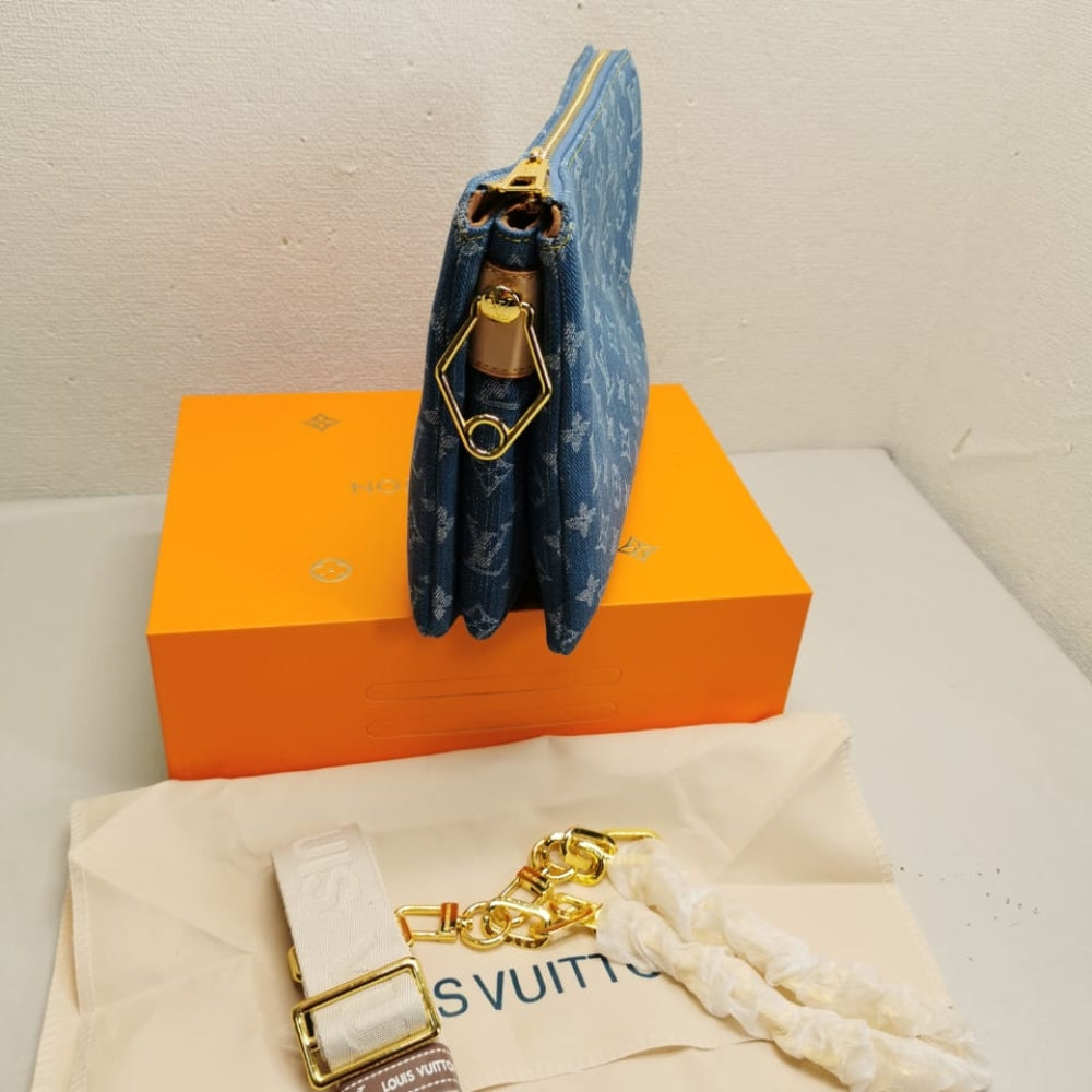 Louis Vuitton Coussin PM Bag Denim Blue 26Cm M24564