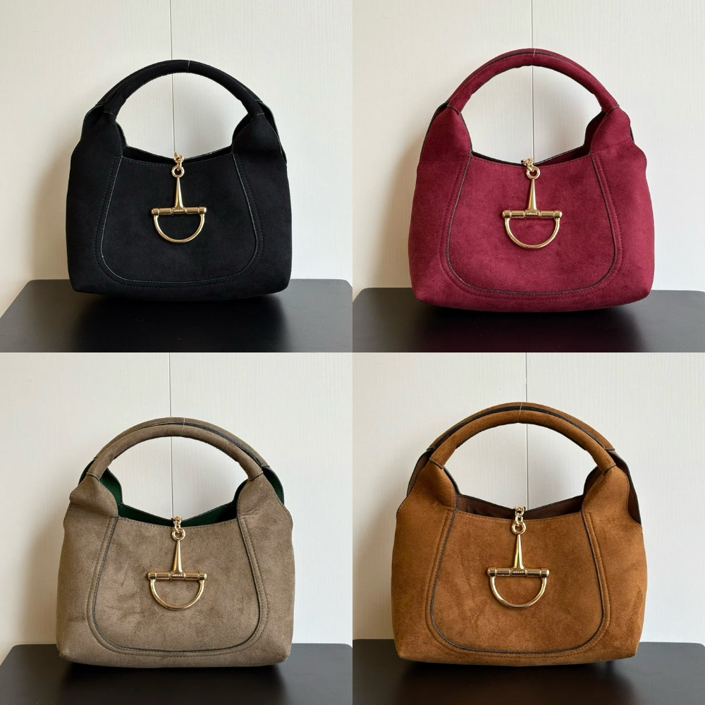 Gucci Softbit Medium Top Handle Bag Black 27Cm